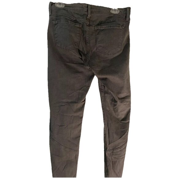 Flying Monkey Pants Women's SZ 29 Dark Gray Stretch Cotton Skinny Leg - Picture 4 of 6